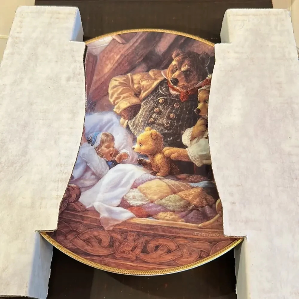 Goldilocks and the Three Bears Limited Edition Collectors Plate 1991